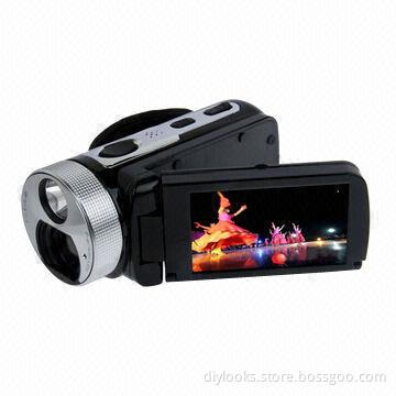 DV Digital Video Camera, 3.0-inch 5.0 Megapixels Dual Solar Panel Powered Fll HD 1920x1080P 16X Zoom
